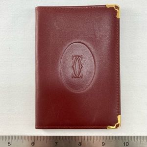 Authentic Cartier Paris leather wallet address book. ❤️
